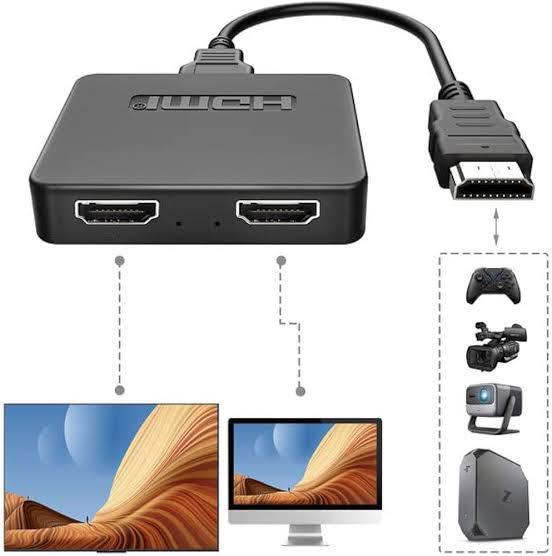 Duplicador HDMI 4K – Conecta Dos Pantallas con Alta Calidad y Sin Retrasos
